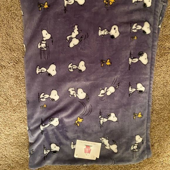 Peanuts Other - Peanuts snoopy Woodstock Berkshire plush throw nwt